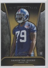 2013 Bowman Sterling Gold Refractor 27/50 Damontre Moore #38 0o9