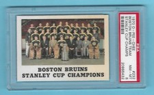 1970-71 OPC 232 Boston Bruins Stanley Cup Champs! Bobby Orr! PSA 8 NM-MT! RARE!
