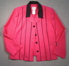 Koret Blazer Jacket Hot Pink 14P Bright Retro Made in Sri Lanka