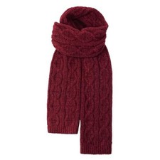 Scarf for Women Winter- Warm Thick Knit Winter Scarf for Women Wraps Chunky Red