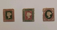 Heligoland Stamp Lot 3v Queen Victoria 2 & 6 S + 1 Farthing/pf 1867-1875 HH
