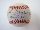 Johnny Mize (D. 1993) Single Signed ONL Feeney Baseball - Hall of Famer