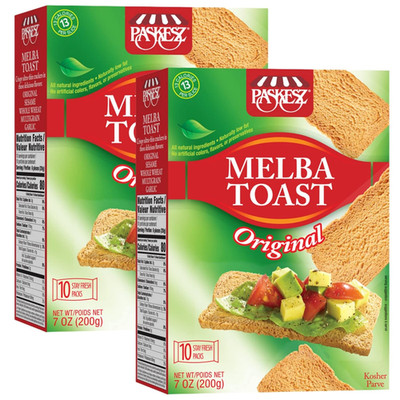 Original Melba Toast Crackers - All Natural Thin and Crispy Flatbread Crackers -