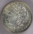 1896 $1 Morgan Silver Dollar-AU/UNC
