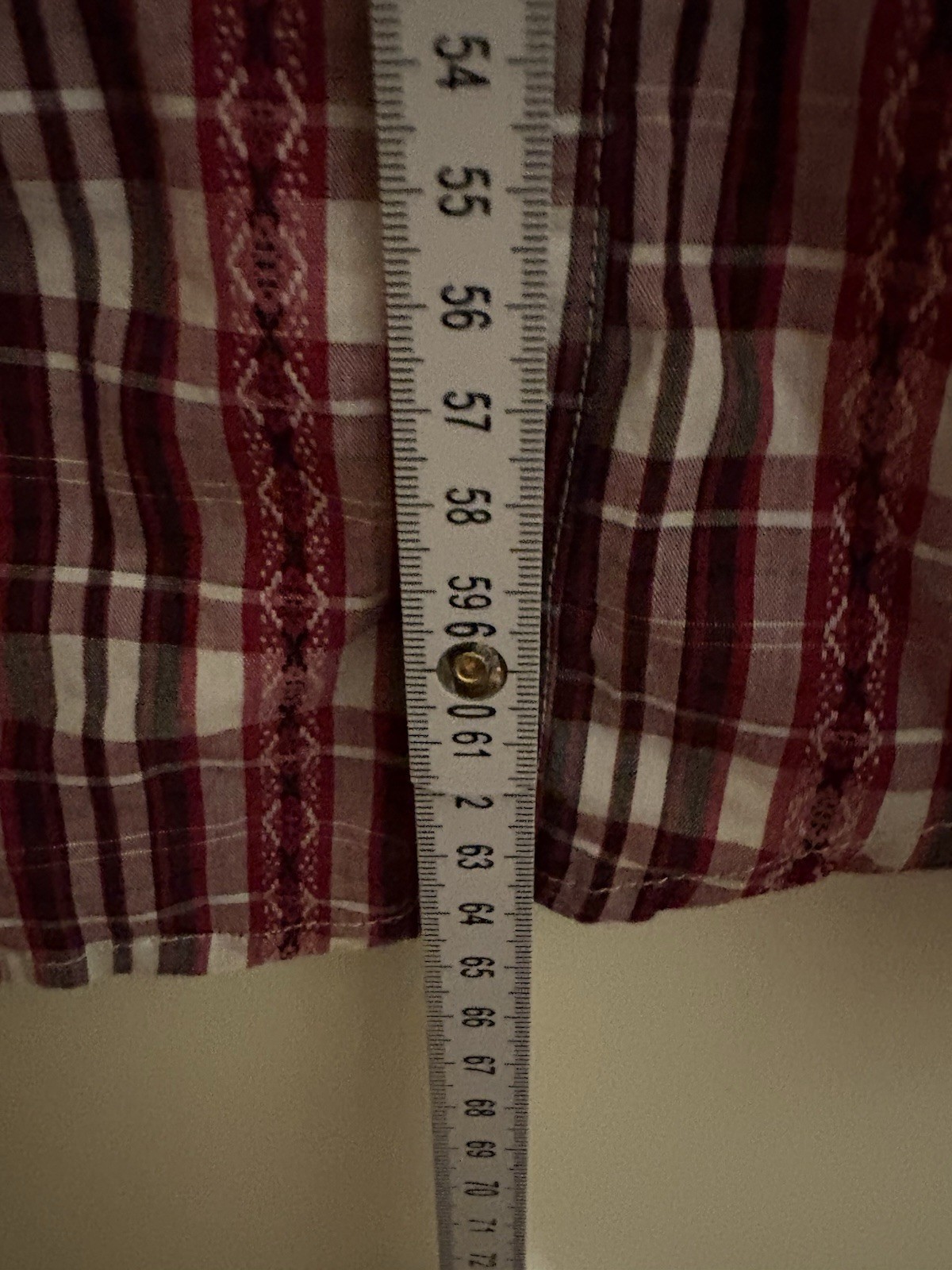 Wrangler Womens Small Pink Western Check Shirt Long Sleeve Pearl Snap Button Up thumbnail 11