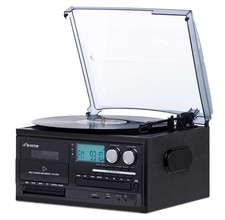 Victor Cosmopolitan Turntable Music Center Black - Refurbished Grade Very Good