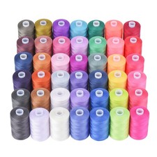 All Purpose Sewing Thread 42 Spool Assorted 1000 Yards Polyester Threads for ...