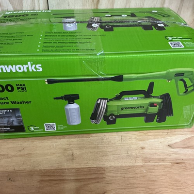 #ad Greenworks GPW1806 1800 PSI 1.2 GPM Electric Pressure Washer Compact Power $55.00