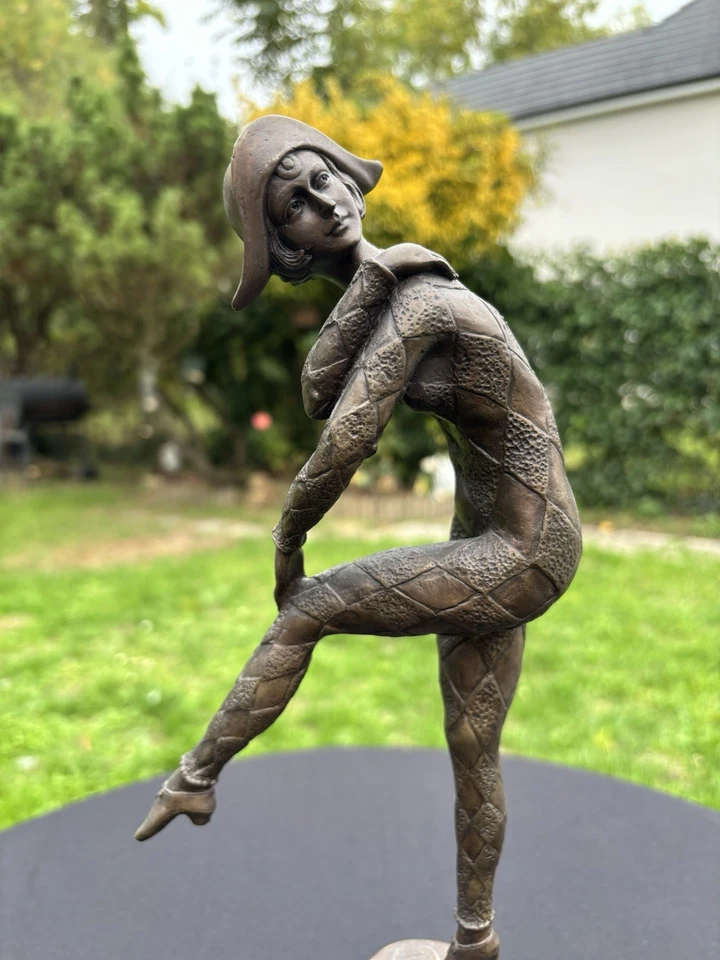 Arlequin Chiparus Bronze  Copie - Photo 3/4