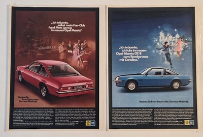 Opel Manta Werbebilder 80er Jahre Retro