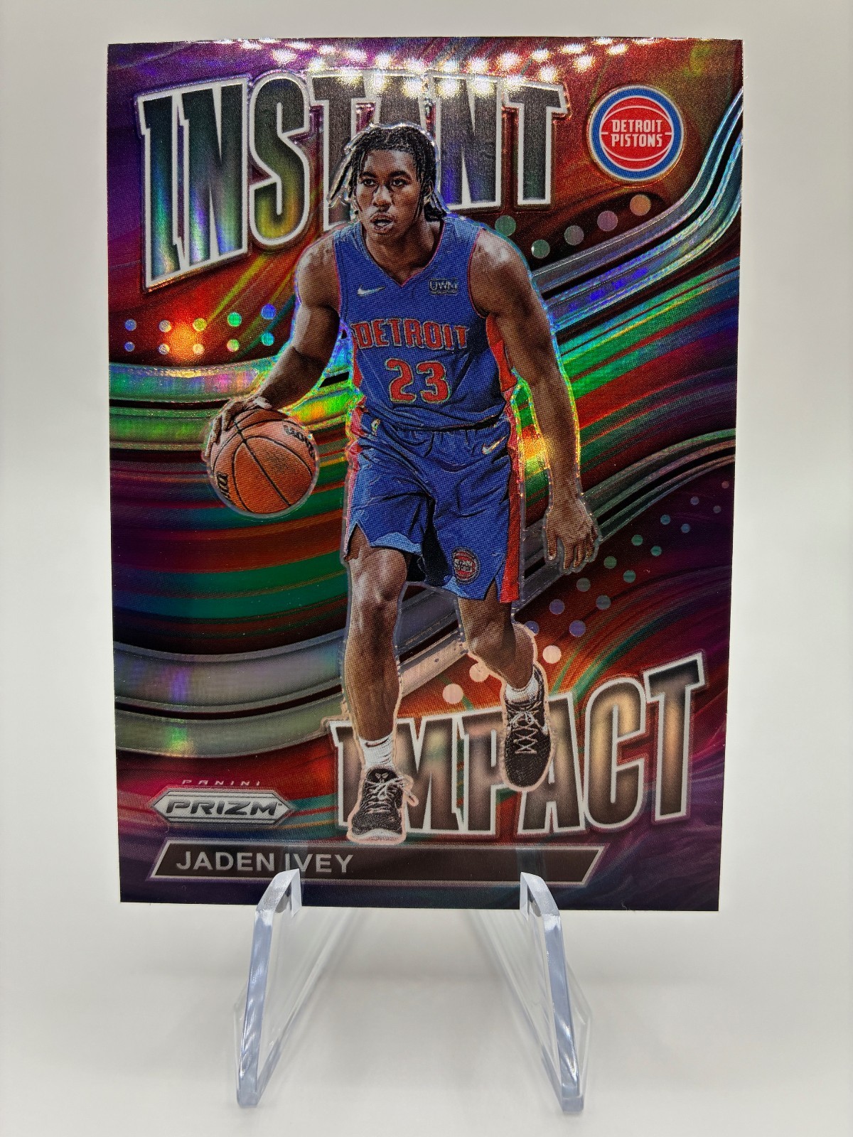 2022-23 Panini Prizm #25 Jaden Ivey Instant Impact Silver Prizm Rookie RC