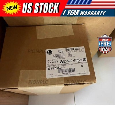 New AB 193-EC5AB Overload Relay E3 Plus w/ Voltage Monitoring US Free Tax
