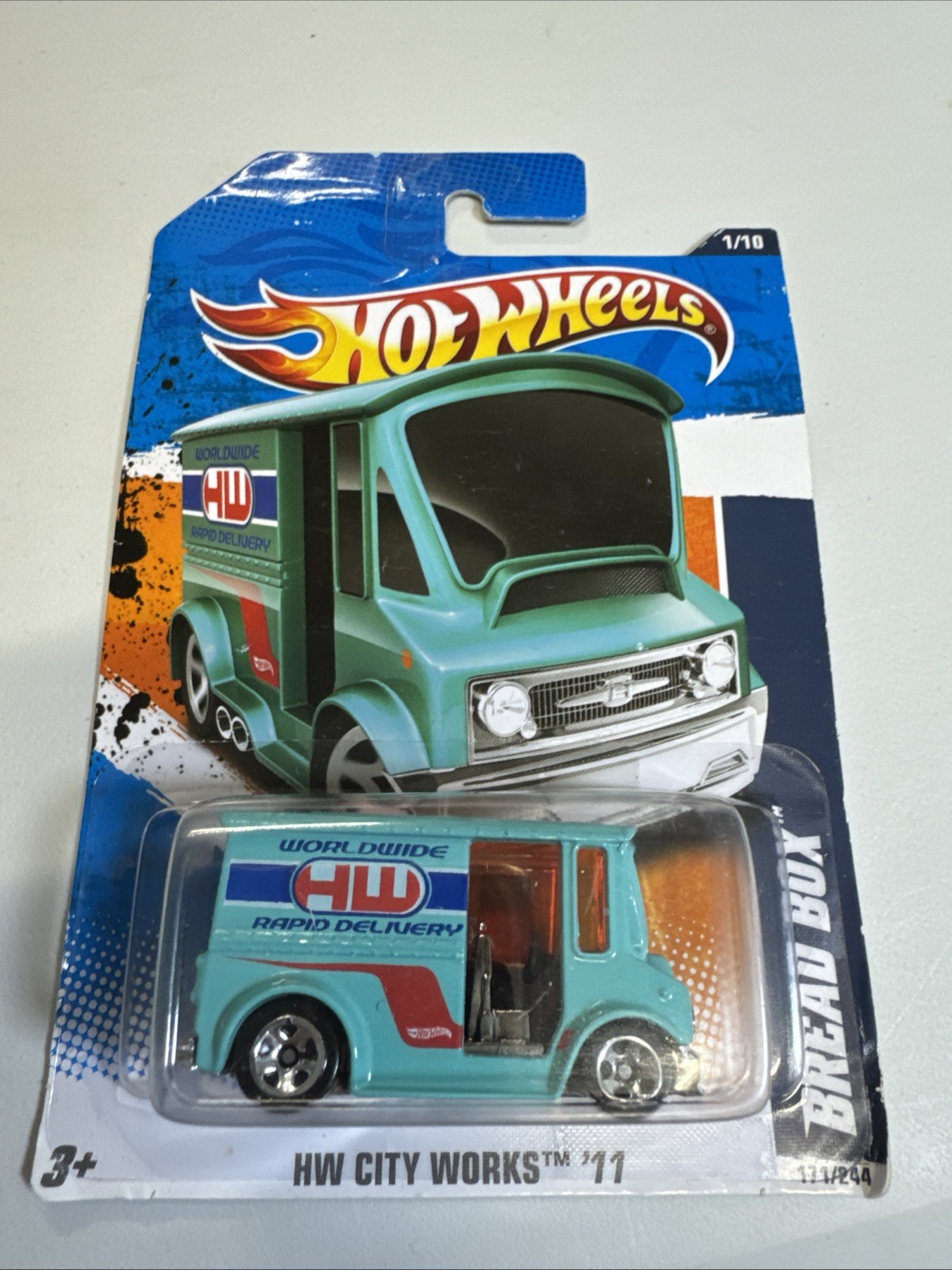 2011 Hot Wheels HW City Works Bread Box HW Rapid Delivery