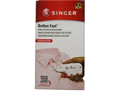 SINGER Button Fast Quick-Fix Button Replacement Tool with Fasteners and Buttons