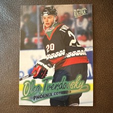 Fleer Ultra 1996-97 Oleg Tverdovsky #137 Arizona Coyotes NHL Hockey Card