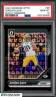 2024 Donruss Optic Black Pandora Prizm #69 Jordan Love Packers 15/25 PSA 10