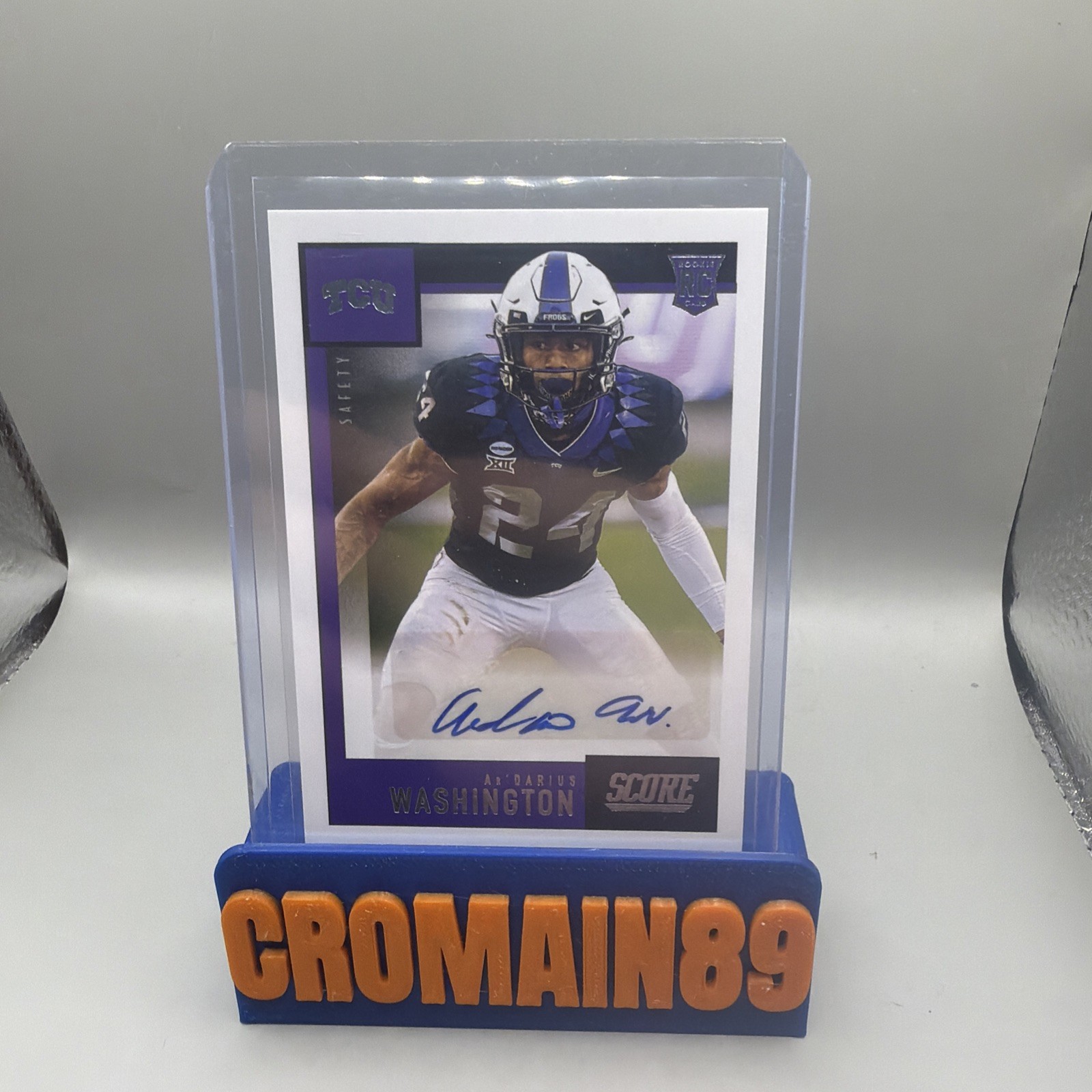 2021 Panini Chronicles Draft Picks - Score Rookie Auto Ar’Darius Washington 