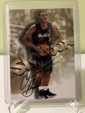 1998 Skybox Autographix, Chauncey Billups. ￼