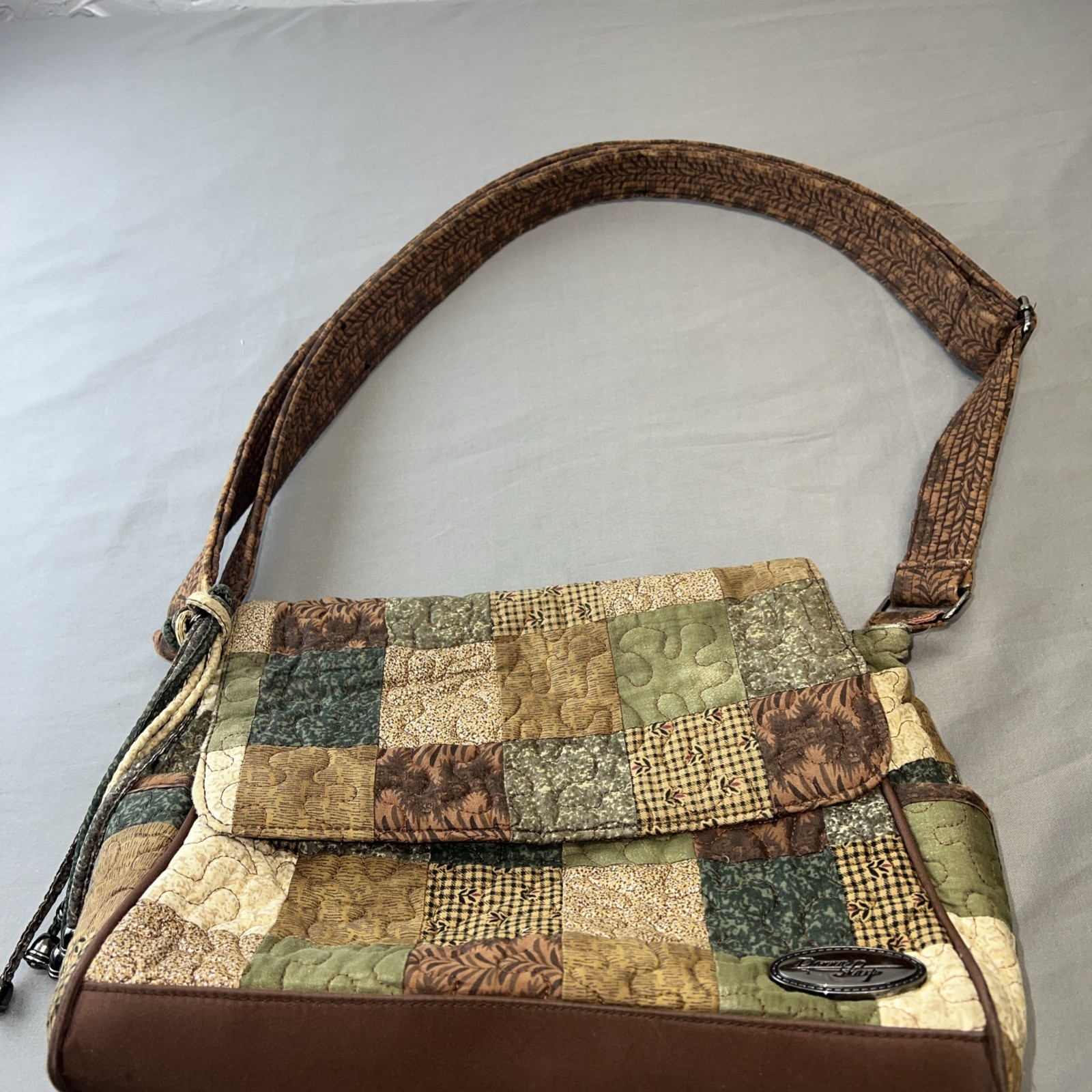 Donna Sharp Quilted Patchwork Multi-colored Purse… - image 4