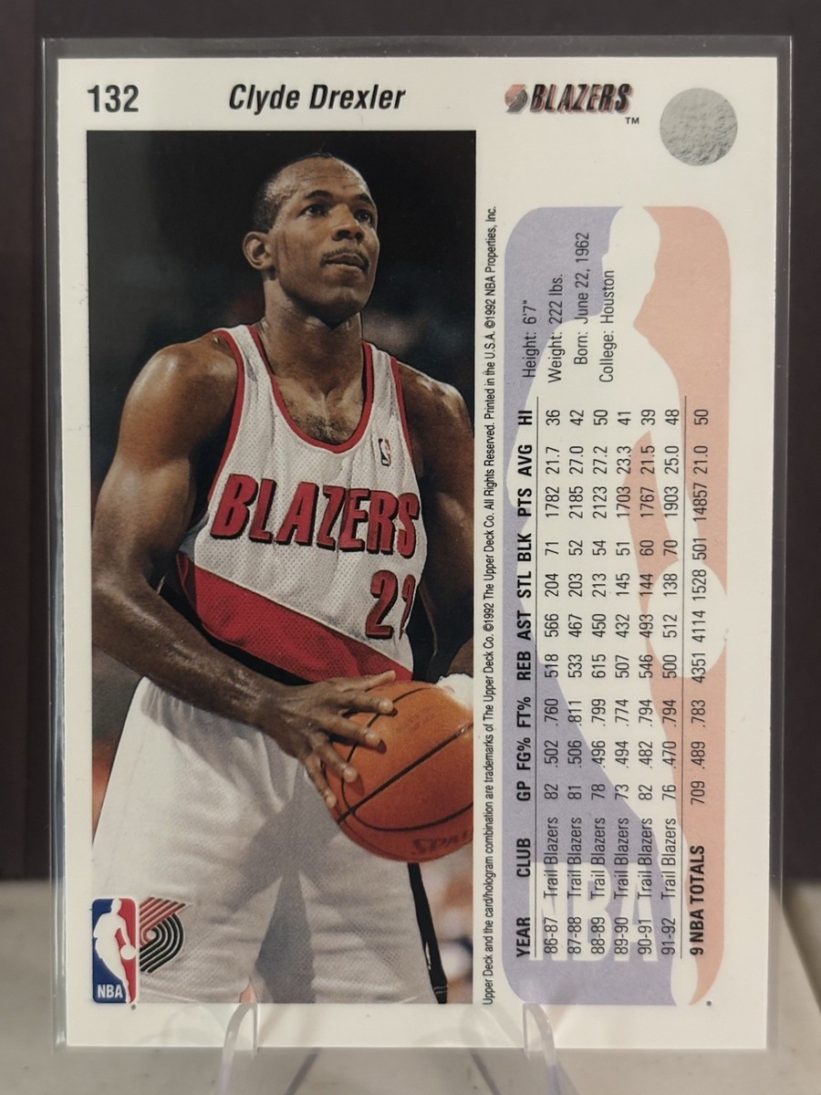 1992-93 Upper Deck - Clyde Drexler #132 | eBay