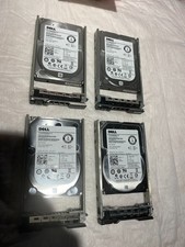 4x Dell 1TB 2.5'' SFF SAS 6G 7.2K Hard Drive HDD 09W5WV 9W5WV ST91000640SS