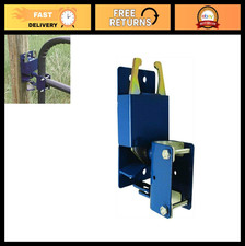 Two-Way Lockable Gate Latch - Blue Ideal for Farms, Pastures Ranches