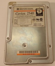 Vtg Western Digital Caviar 2540 Hard Drive ATA2/IDE 540.8 MB WDAC2540-00f tested