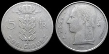 Coin Belgique - 1966 - 5 francs - type Cérès (FR) (C232)