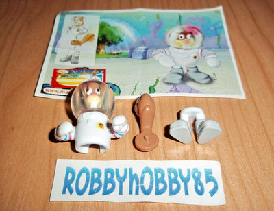 S-206 SANDY CHEEKS (FIXED HELMET) + BPZ KINDER SURPRISE ITALY 2005/06 SPONGEBOB