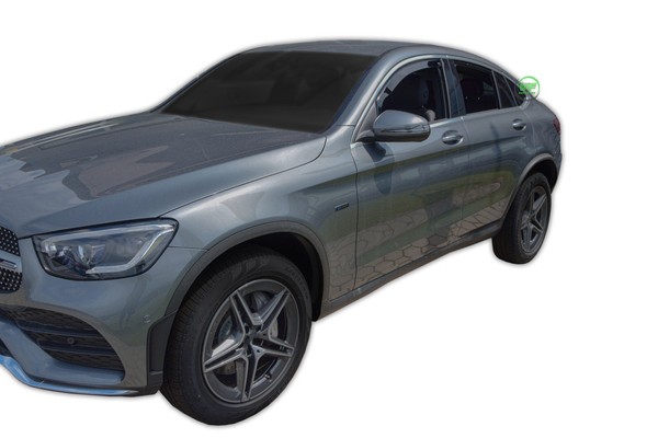 Windabweiser Regenabweiser Heko FüR Mercedes GLC Coupe C253 2017-2022 5-TüR 2Tlg-image