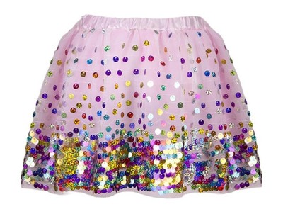 Great Pretenders Party Fun Sequin Skirt #:44205 US Size 4-6 Pink (New With Tags)