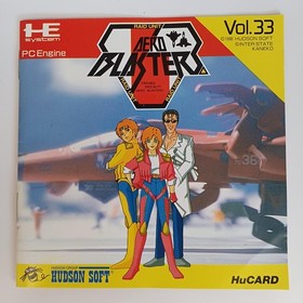 Pc Engine Hu Card Software Model Aero Blasters Hudson FHp88