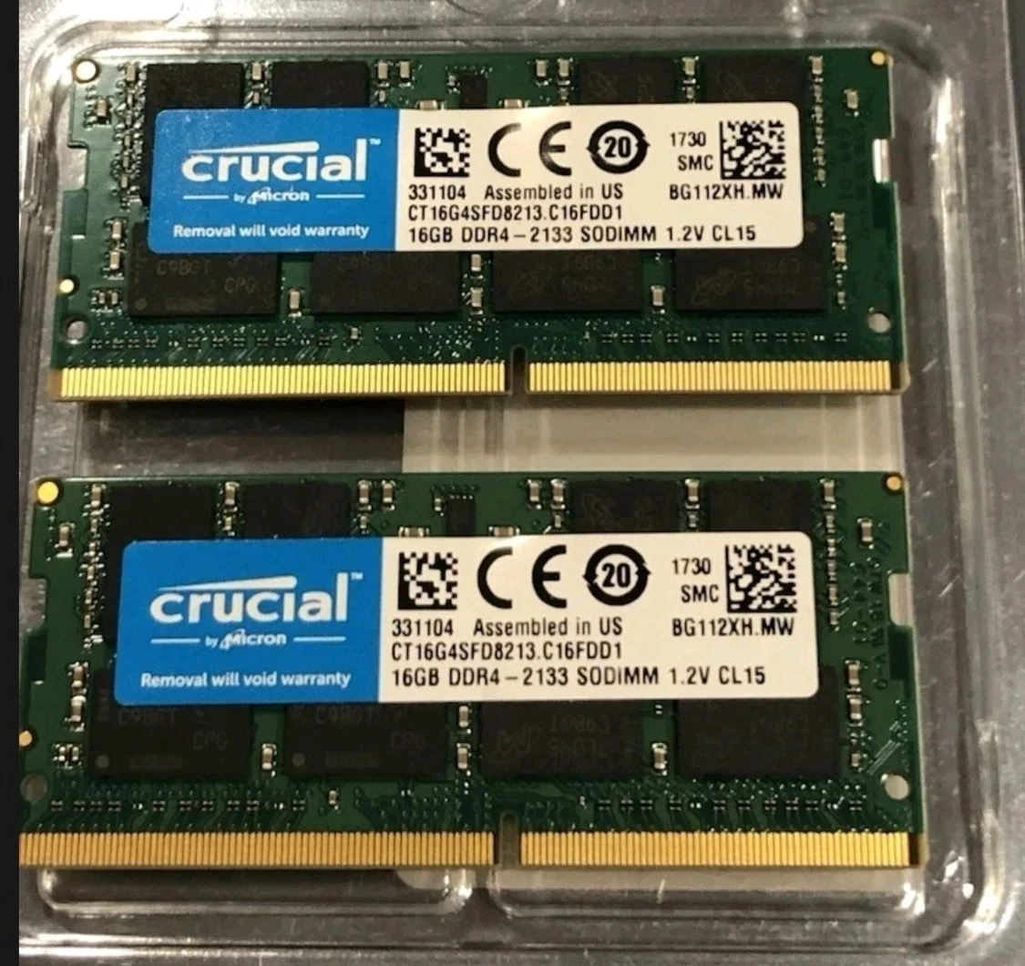 Crucial SO-DIMM Computer PC4-17000 (DDR4-2133) Bus Speed Memory