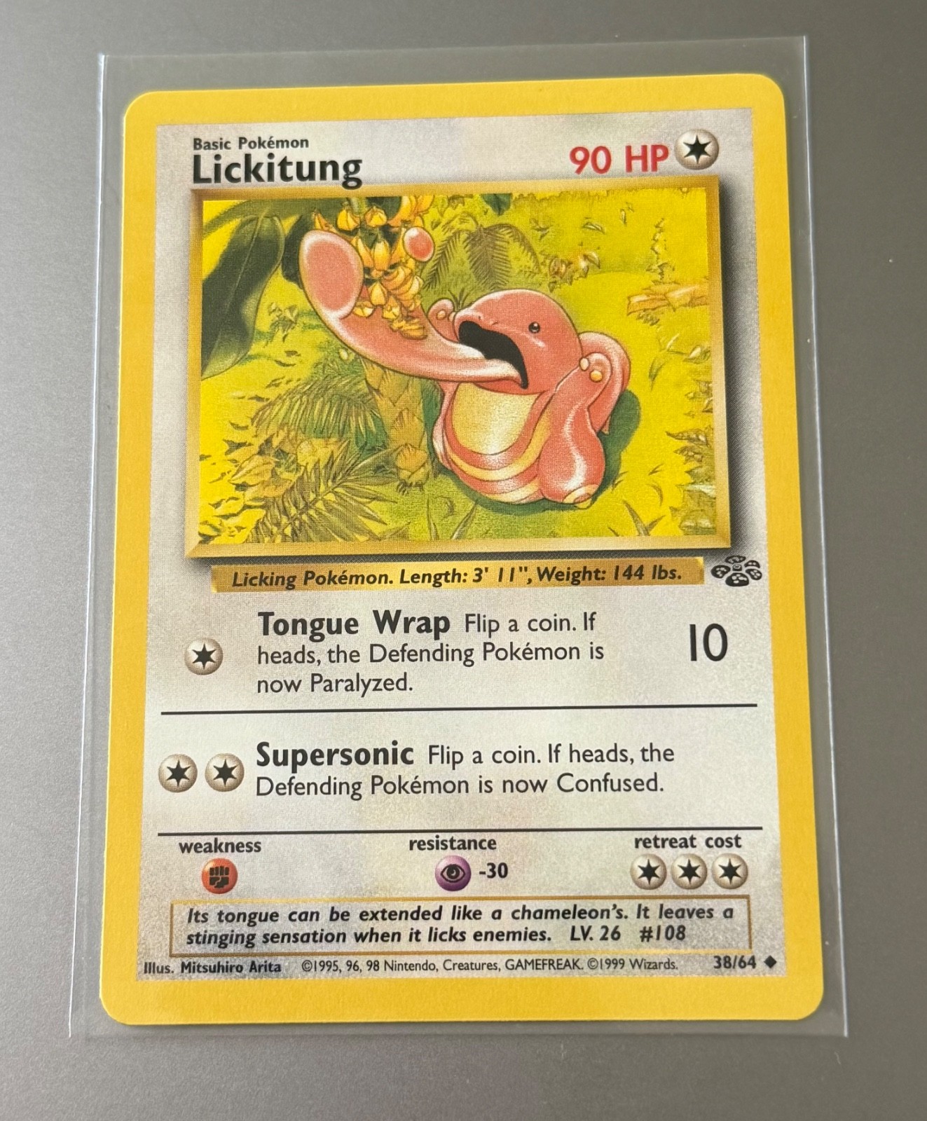 Pokemon Jungle Lickitung 38/64, NM-MT