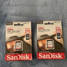 Sandisk Ultra SD Memory Card 256gb Lot Of 2