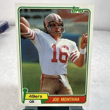Joe Montana Football Cards and Rookie Cards Checklist 12
