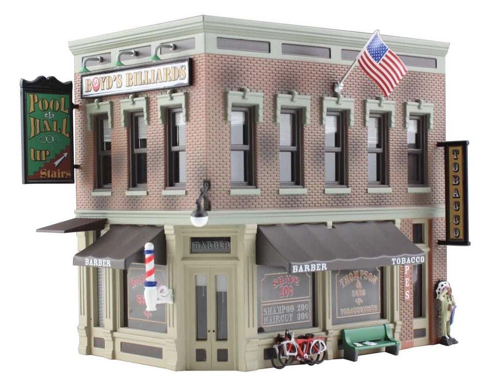 Woodland Scenics Built / Ready Corner Emporium N Railroad Train Building BR4923 - Image 2 of 4