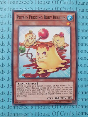 CROS-EN037 Putrid Pudding Body Buddies Short Print Yu-Gi-Oh Card (Unl) New