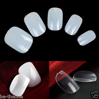 500pcs Full Cover False Nails Medium Short Square Long Press On Nail Art Tips