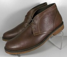 5912363X PFBT50 MEN'S SHOES SIZE 10 M BROWN LEATHER BOOTS JOHNSTON  MURPHY