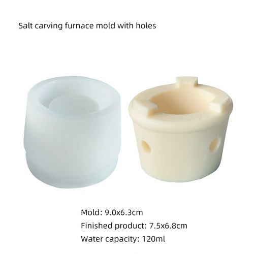 Salt Carving Furnace Mould Silicone Mould New Patter Mould Non Stick EasyRelease - Picture 7 of 7