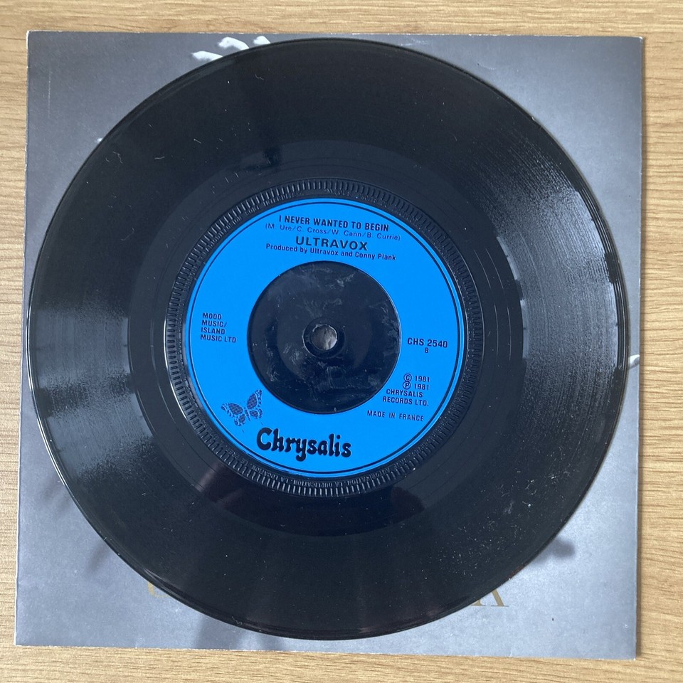 ULTRAVOX THE THIN WALL ORIGINAL SINGLE FROM UK 7” Vinyl eBay