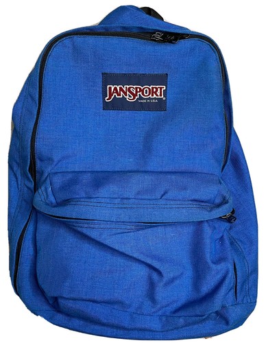 Vintage Blue Jansport Backpack 80s 90s 