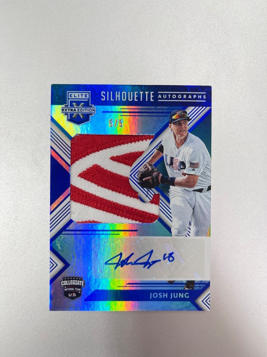 2018 PANINI ELITE EXTRA EDITION JOSH JUNG AUTO PATCH 5/5