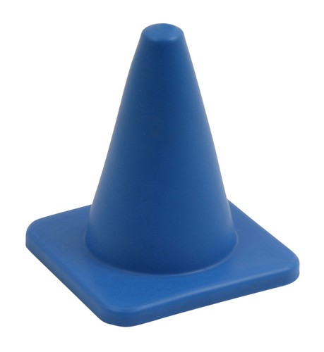 Petit cône souple et large - 10 cm - bleu - vert - rouge - jaune - Imagen 4 de 7