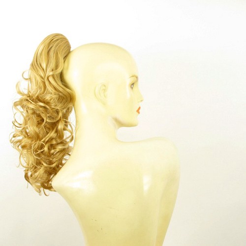 Hairpiece ponytail curly light golden blond 15.75 ref 3 lg26 peruk - Imagen 5 de 7