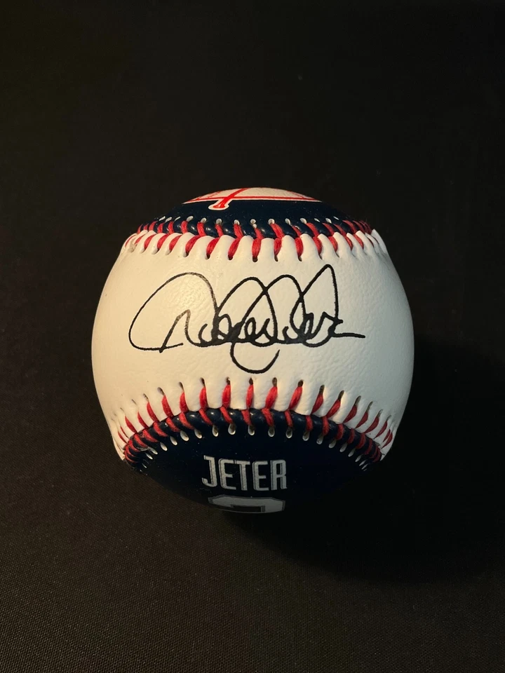 NY Yankees Derek Jeter #2 Steiner Sports 2003 recuerdo béisbol coleccionable NUEVO Foto 2 de 4