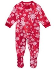 Matching Family Pajamas Baby Merry Footie Pajama Red 24 Months