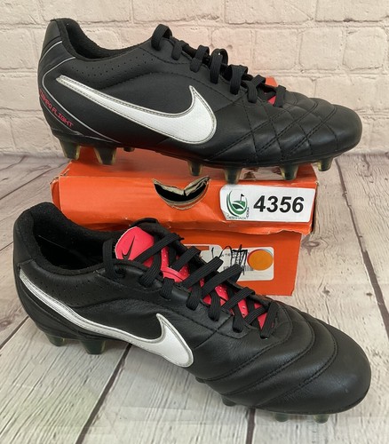Nike Women's Tiempo Flight FG Soccer Cleats Colors Black Red White US Size 6 - 第 1/8 張圖片