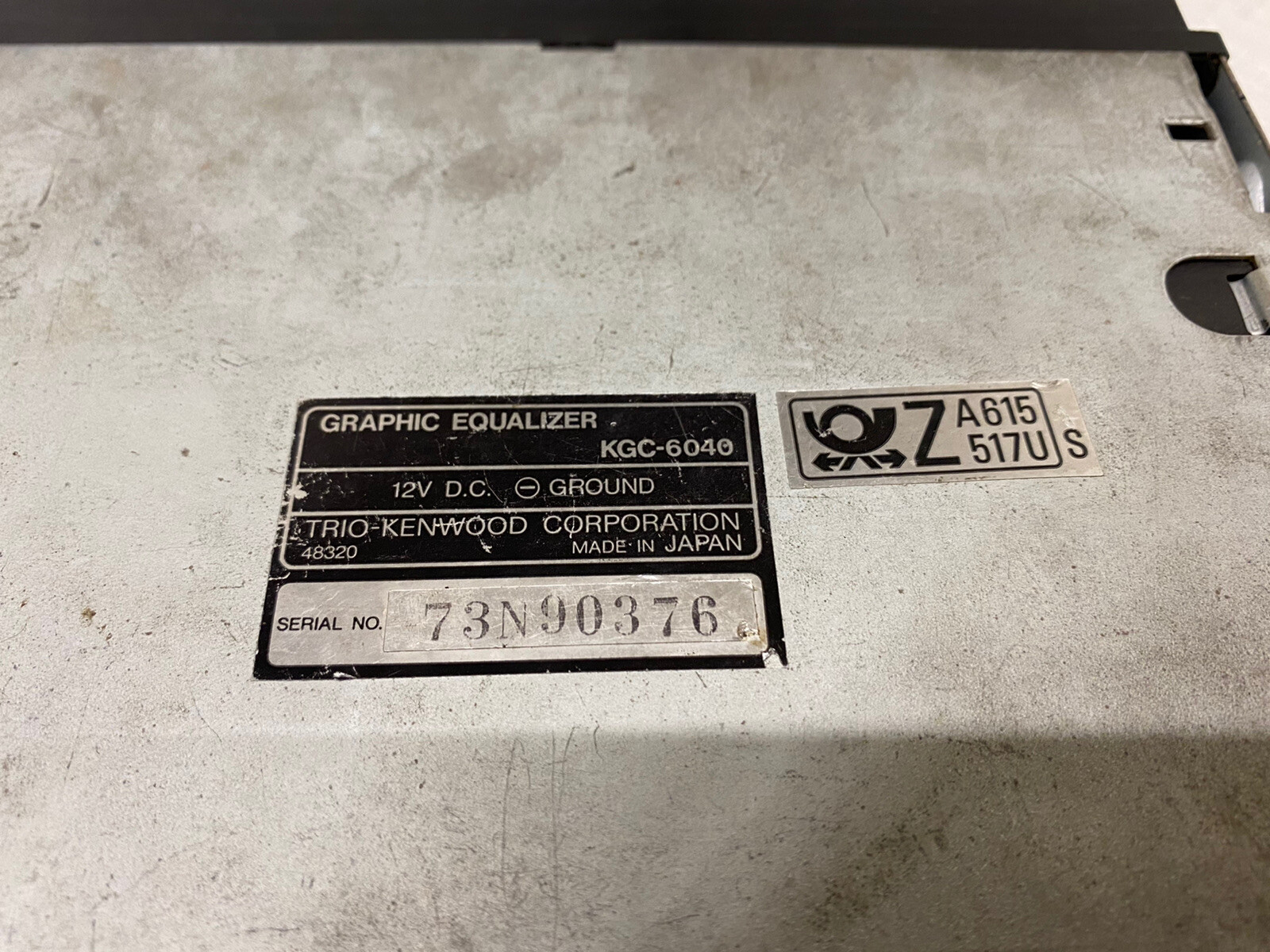 KENWOOD KGC6040 Vintage Old School Car Graphic Equalizer eBay